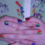 Colour Divide Nails